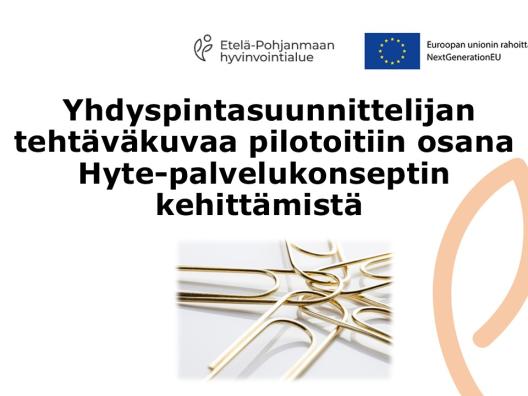 Otsikkoteksti ja kuva yhteen tarttuneista glemmareista