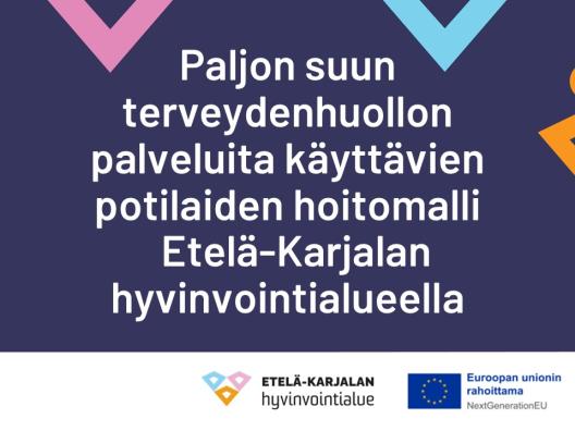 Paljon suun terveydenhuollon palveluja käyttävien hoitomalli Etelä-Karjalan hyvinvointialueella