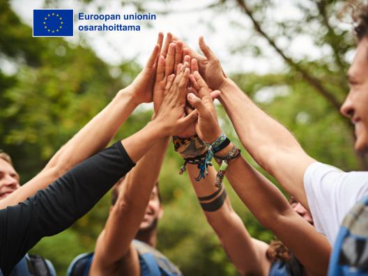 käsiä ja eu-logo