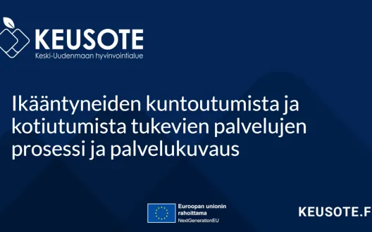 Otsikkodia: Ikääntyneiden kuntoutumista ja kotiutumista tukevien palvelujen prosessi- ja palvelukuvaus