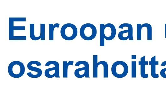 euroopan sosiaalirahaston osarahoittama logo