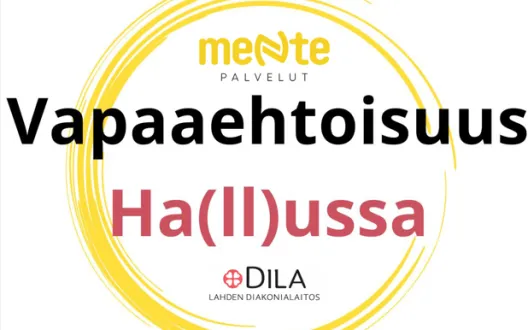 Vapaaehtoisuus ha(ll)ussa toiminnan logo