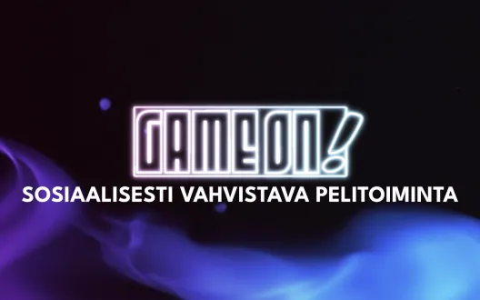 Kansikuva Gameon -hankkeen toimintamallista