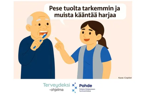 pese tuolta tarkemmin