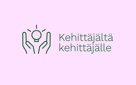 Kehittäjältä kehittäjälle 