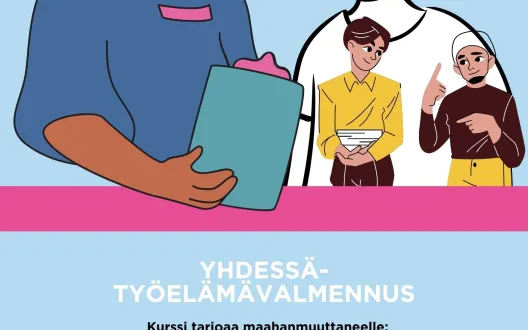 Yhdessä-työelämävalmennuksen esite