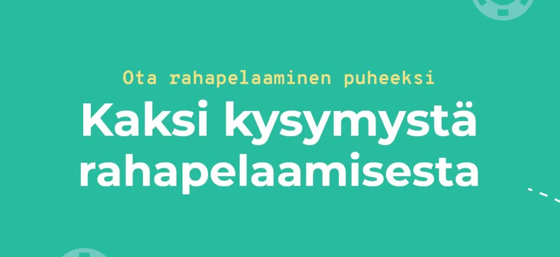Kaksi kysymystä rahapelaamisesta (2K) -puheeksiottomalli