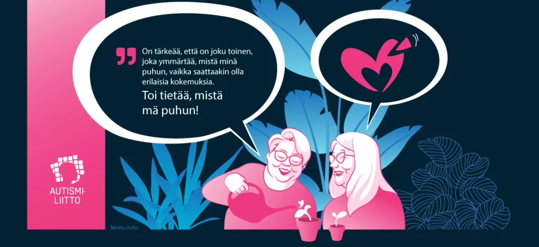 Vertaisosaajatoiminta - tukea, kun autismikirjon diagnoosi on tuore