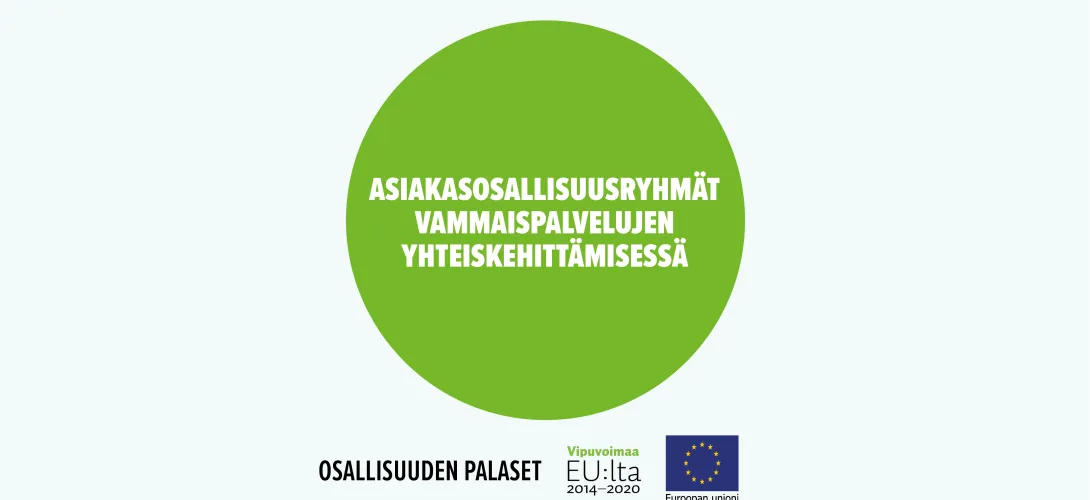 Asiakasosallisuusryhmät vammaispalvelujen yhteiskehittämisessä