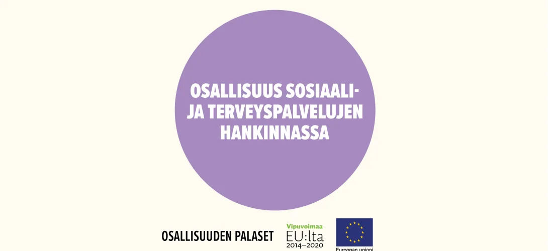 Osallisuus sosiaali- ja terveyspalvelujen hankinnassa