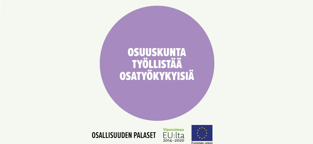 Osuuskunta työllistää osatyökykyisiä