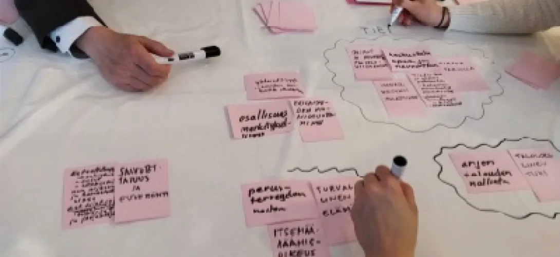 Järjestötreffit järjestöjen verkostoimiseksi ja järjestöjen ja julkisen sektorin välisen yhteistyön edistämiseksi.