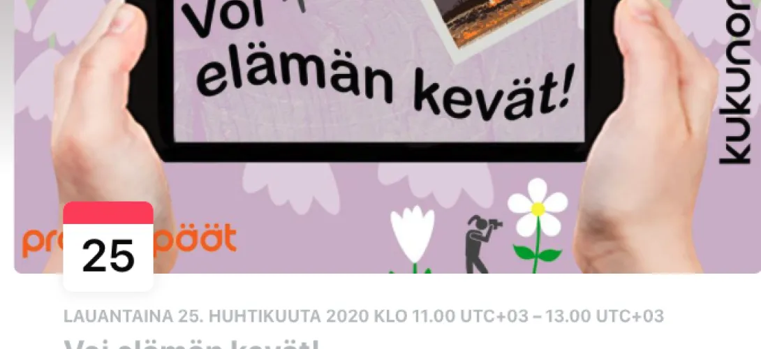 Valokuvaamisesta voimaa arkeen