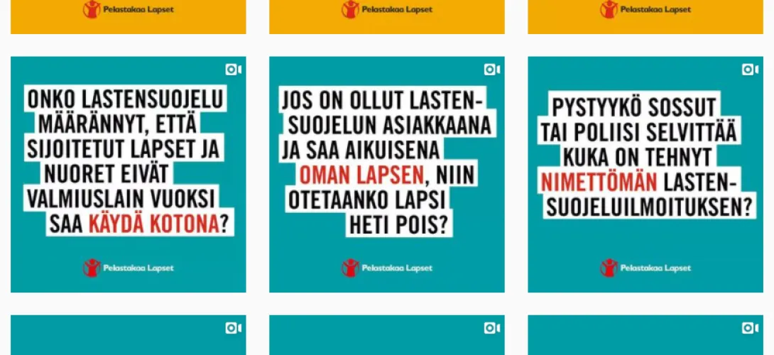 Kysy lastensuojelusta -Instagram