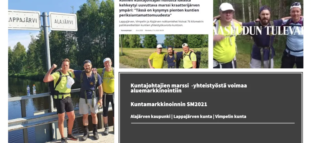 Kuntajohtajien marssi – yhteistyöstä voimaa aluemarkkinointiin