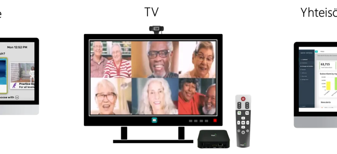 Unipercare - on palvelutarjotin, joka tuo ennaltaehkäiseviä virtuaalisia palveluja kotiin - suorina lähetyksinä ja tallenteina 24/7 h  ​​​​​​​