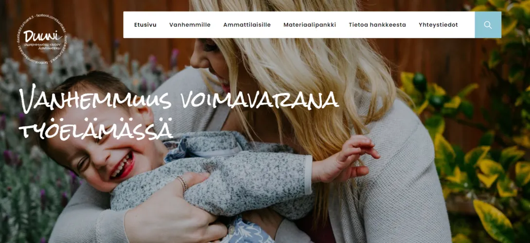 Duuni - Vanhemmuuden taidot työelämävahvuudeksi -malli