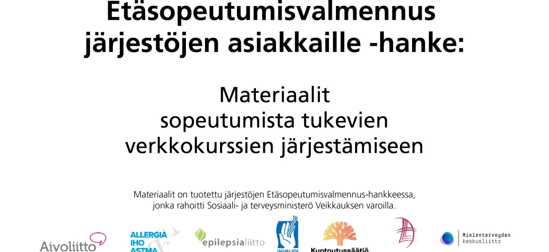 Sopeutumista tukevat verkkokurssit