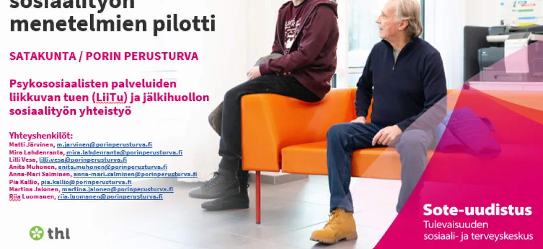 Psykososiaalisten palveluiden liikkuvan tuen (LiiTu) ja lastensuojelun jälkihuollon yhteistyö Porin perusturvassa