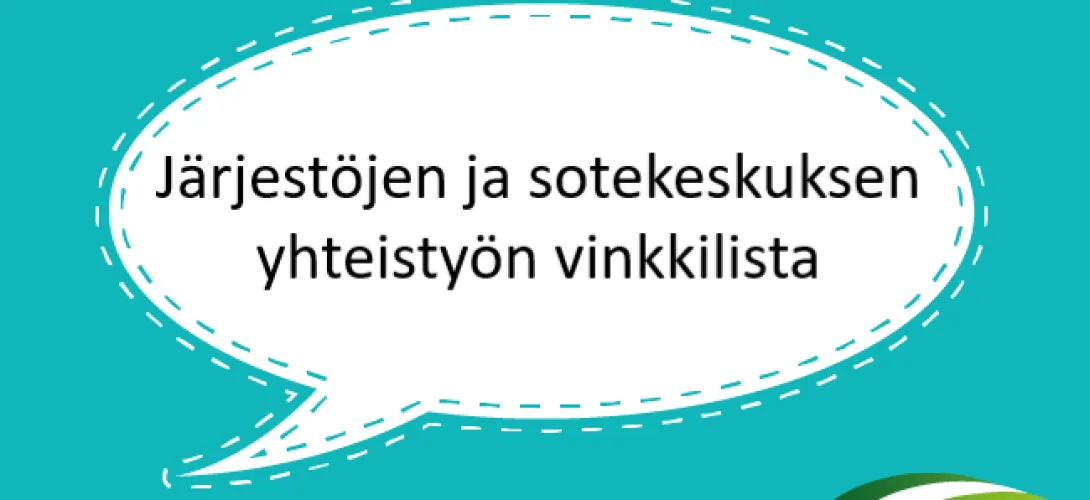 Järjestön ja sotekeskuksen yhteistyön vinkkilista