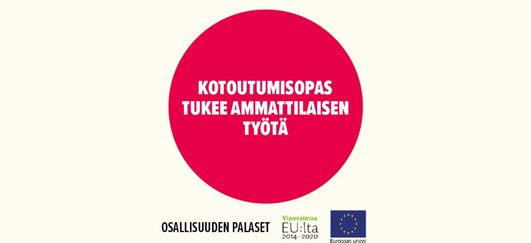 Kotoutumisopas tukee ammattilaisen työtä