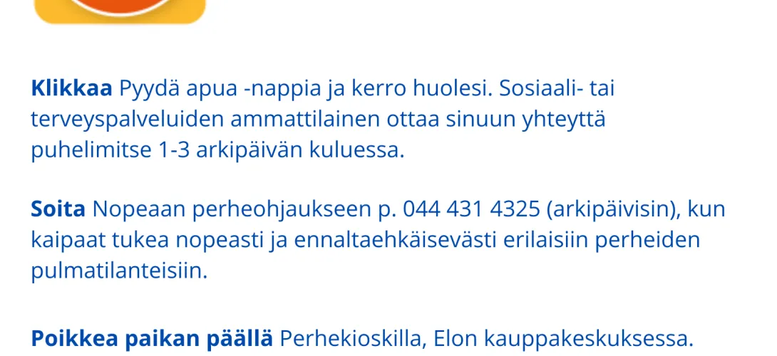 Huolettaako arki? Sähköisen perhekeskuksen palveluohjauksesta tukea perheiden hyvinvointiin