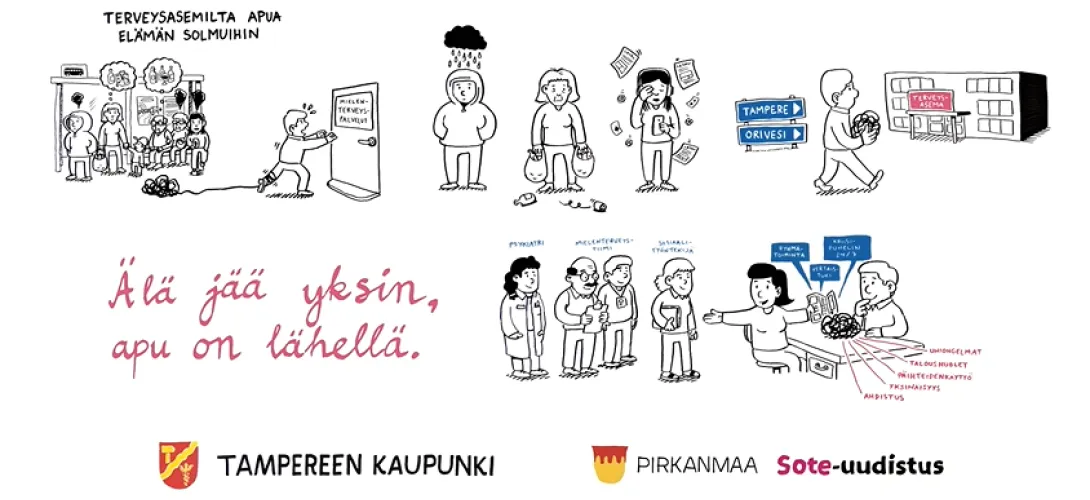 Terveysasemilta apua elämän solmuihin