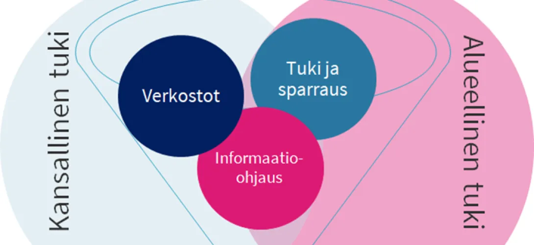 Kehittämisohjelmien välinen yhteistyörakenne kansallisissa ohjelmissa