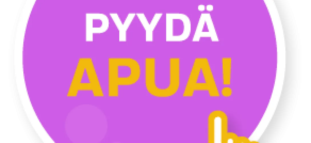 Pyydä apua -nappi Satakunnassa
