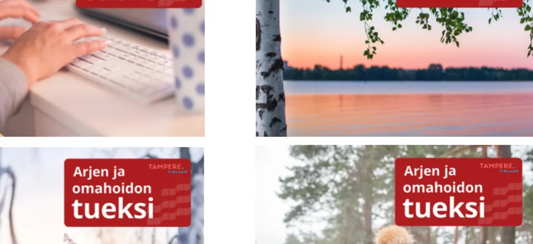 Arjen ja omahoidon tueksi -kuvatunnus osana elintapaohjauksen kokonaisuutta