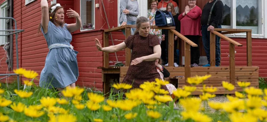 Pohjoisen uudet polut - Hyvinvointia taiteesta ikäihmisille 