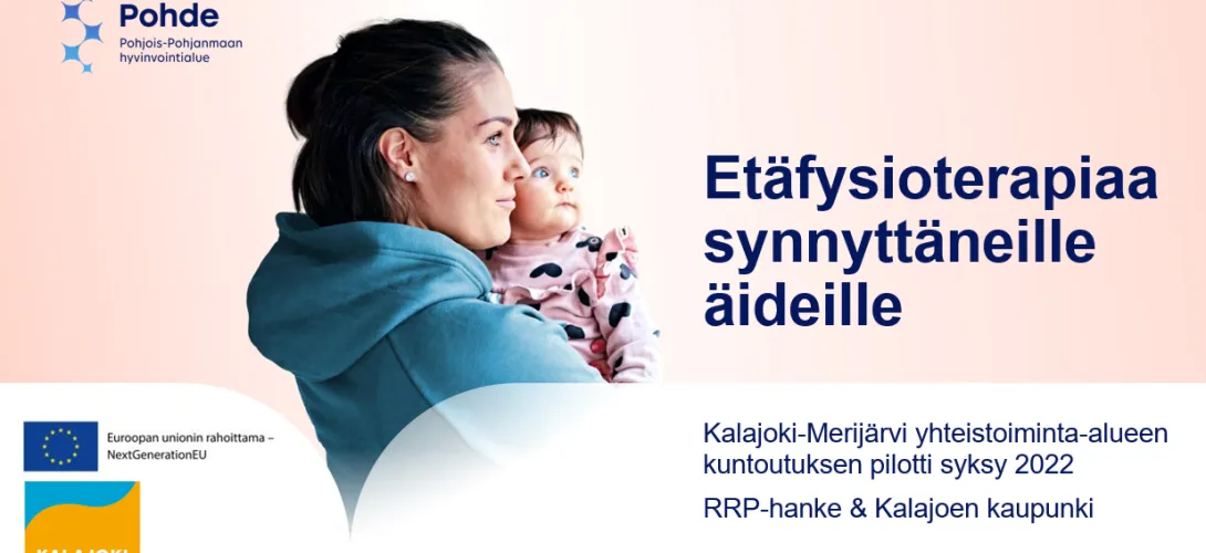 Etäfysioterapiaa synnyttäneille äideille