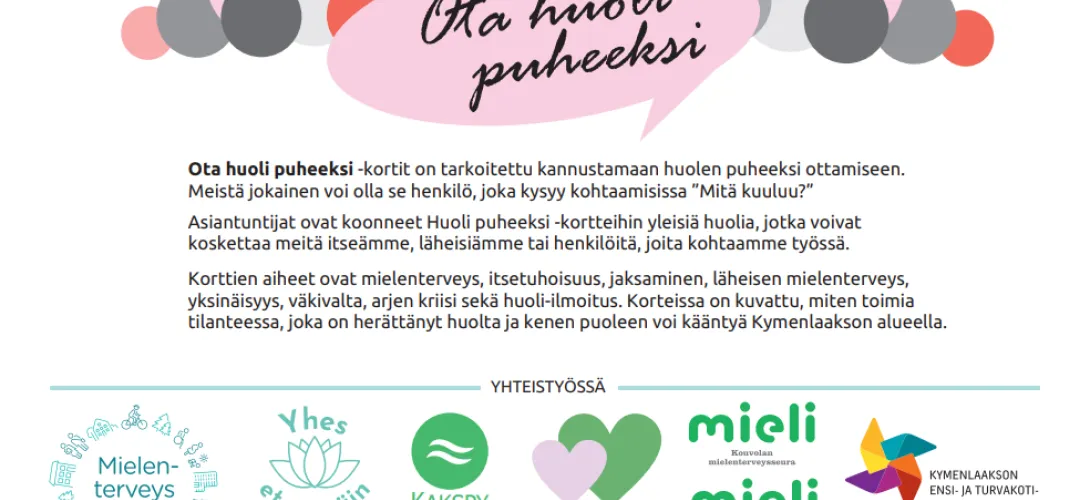 Ota Huoli Puheeksi -kortit