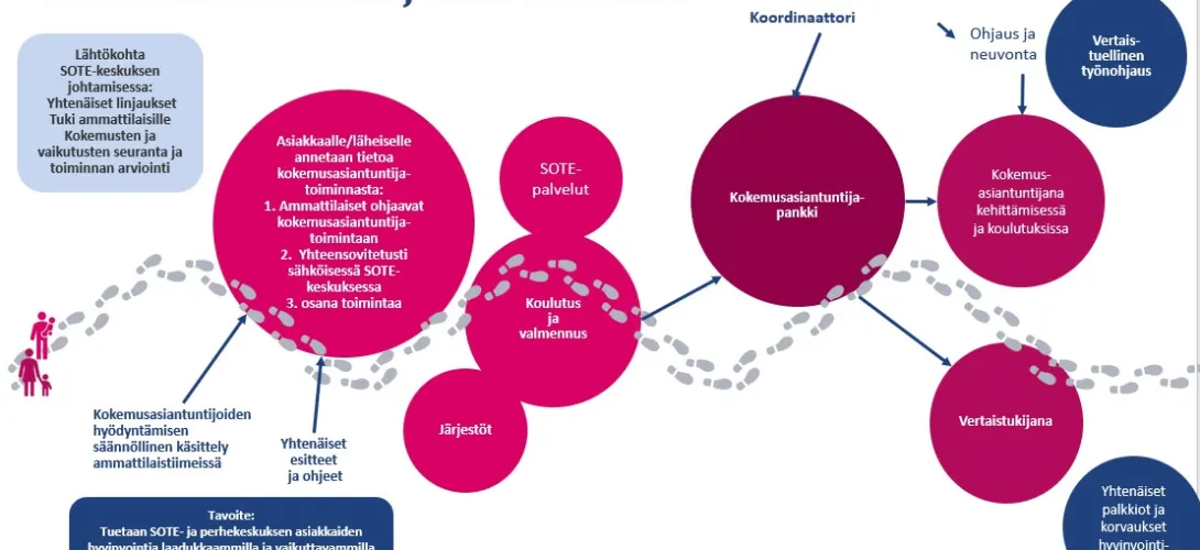 SOTE- ja perhekeskuksen kokemusasiantuntijamalli
