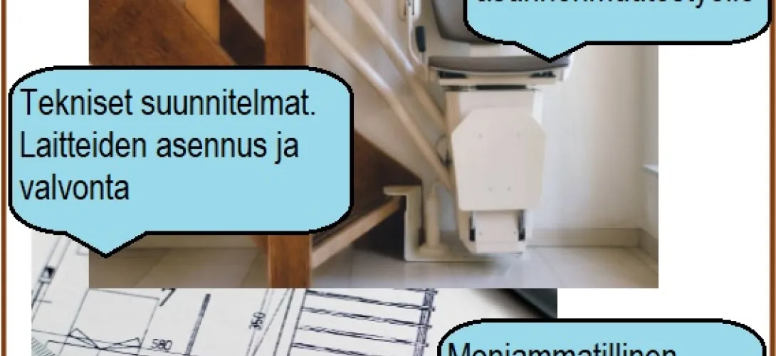 Apuvälinekeskuksen ja vammaispalvelulain mukaisten apuvälineiden ja asunnonmuutostöiden yhdistäminen.  