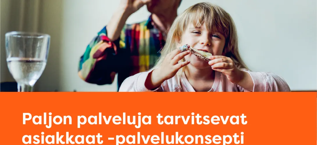 Palvelukonsepti paljon palveluja tarvitseville asiakkaille