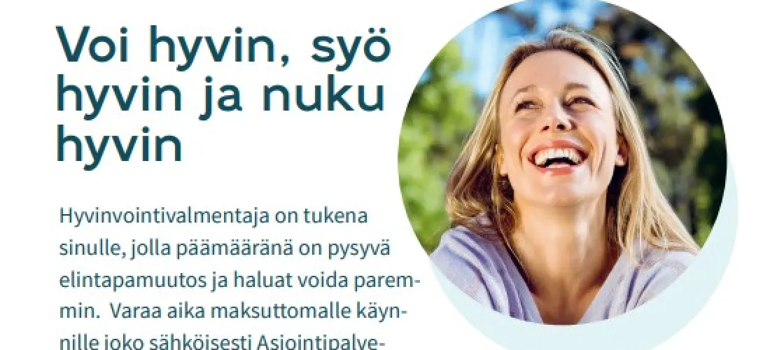 Elintapaohjaus  Kymenlaakson hyvinvointialueella