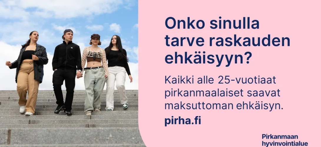 Maksuton ehkäisy Pirkanmaan hyvinvointialueella