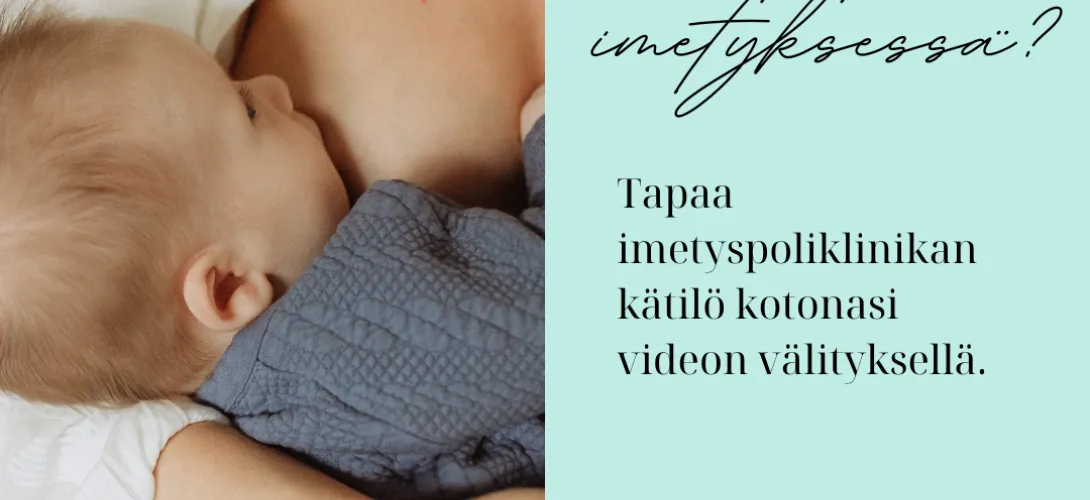 Imetyspoliklinikan videovälitteinen etävastaanotto