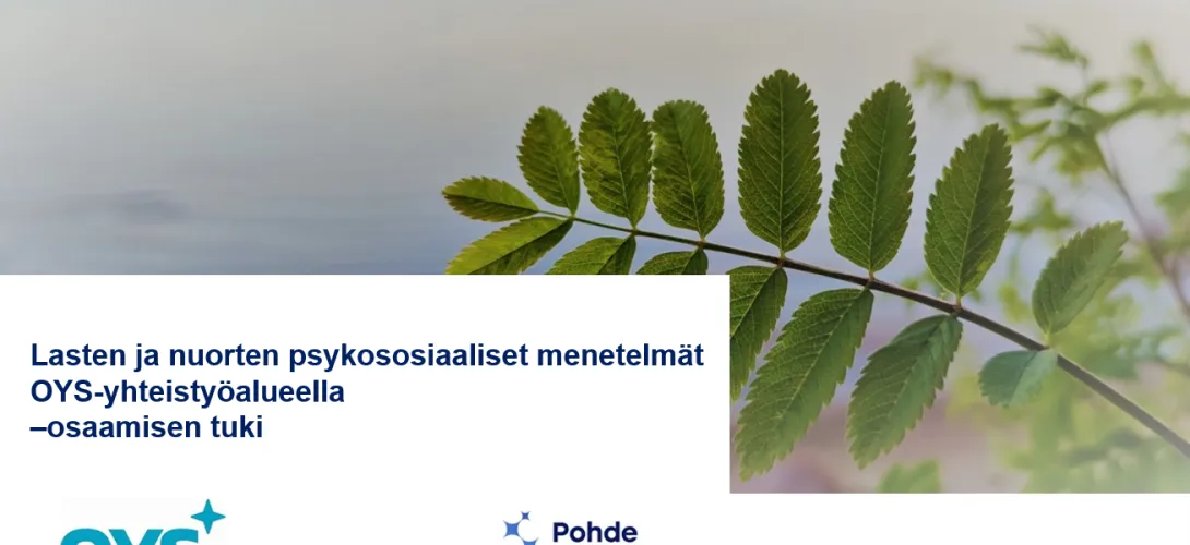 Lasten ja nuorten psykososiaaliset menetelmät OYS -yhteistyöalueella -osaamisen tuki 