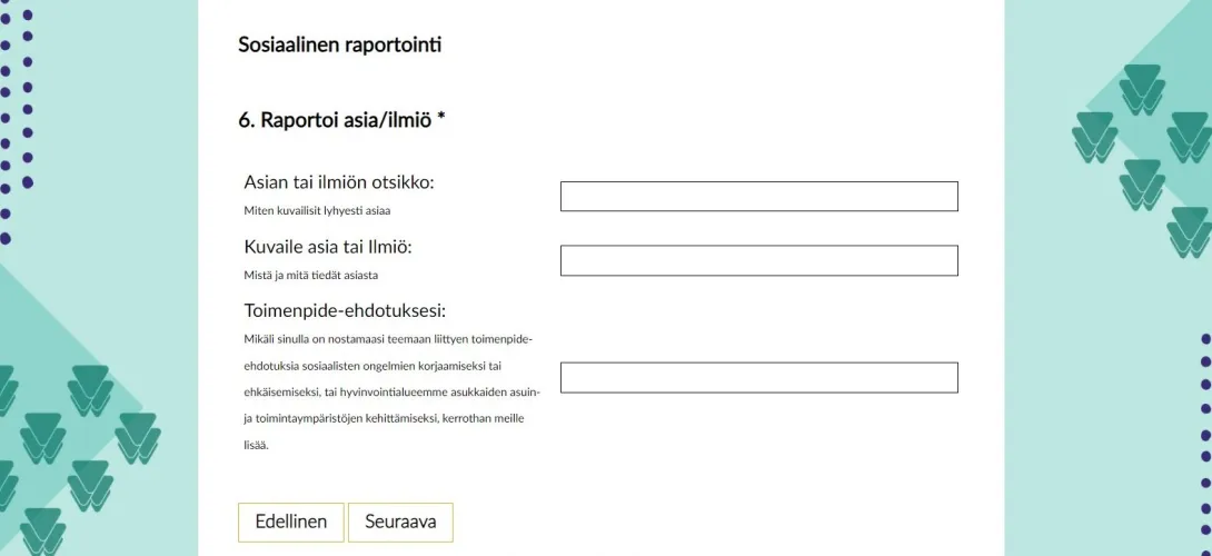 Sosiaalisen raportoinnin työkalu
