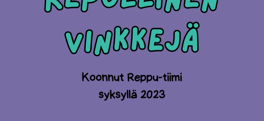 Vinkkivihkonen —  Repputiimin luoma materiaalipaketti vanhemmille