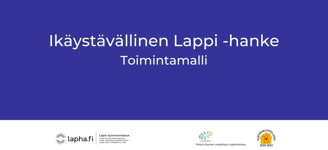 Kotona asumista tukevat teknologiapalvelut ikääntyneille Lapin hyvinvointialueella