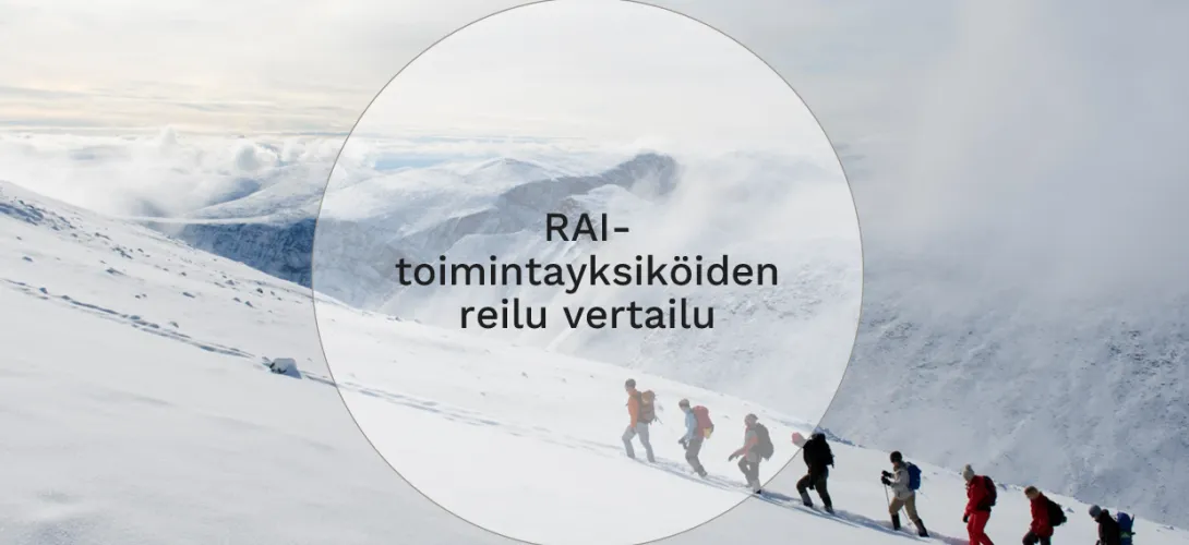 RAI-toimintayksiköiden reilu vertailu