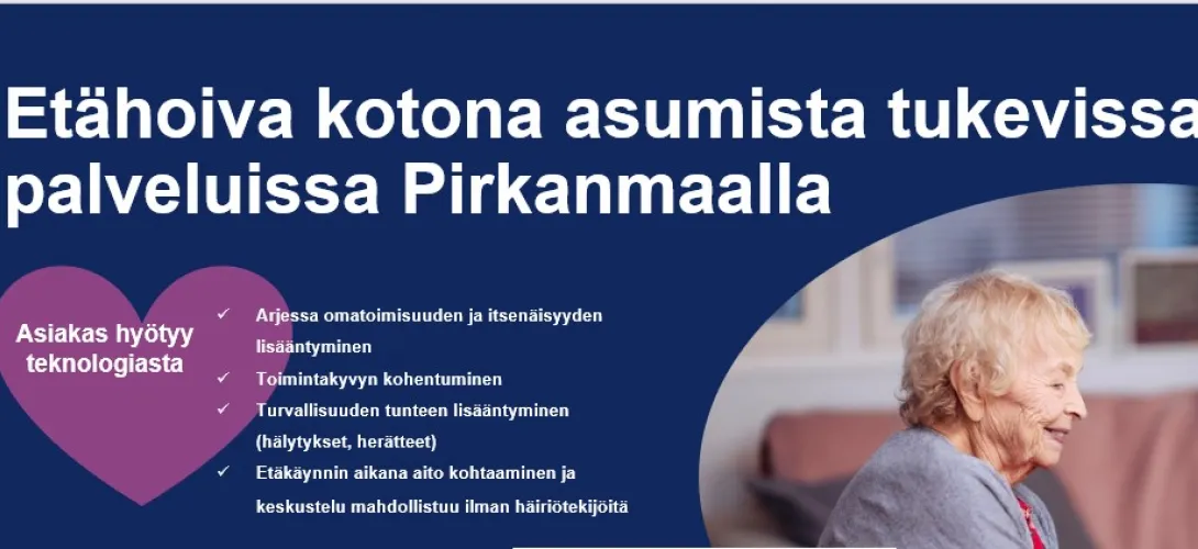 Hyvinvointialuetasoisen etähoivalaitteiden hallintamallin luominen, Pirkanmaan hyvinvointialue (RRP, P4, I1)