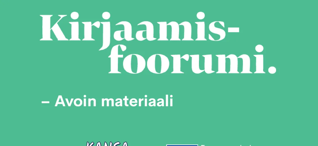 Kansa-koulu-hankkeen Kirjaamisfoorumi.fi – Avoin materiaali (RRP, P4, I3)
