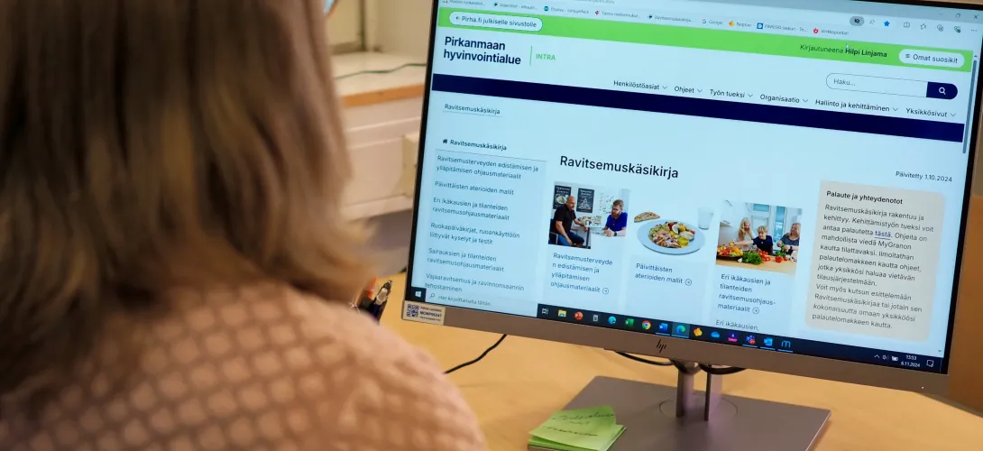Yhtenäiset ravitsemusohjausmateriaalit, Pirkanmaan hyvinvointialue (RRP, P4, I2)