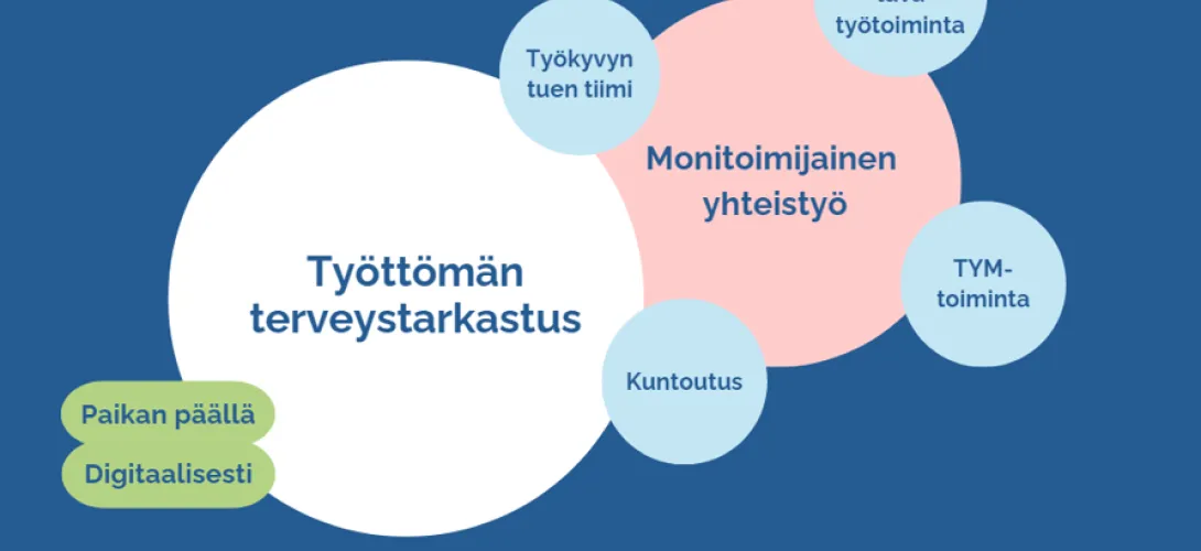 Työttömän terveystarkastuksen toimintamalli, Keski-Suomen HVA (RRP, P4, I1)