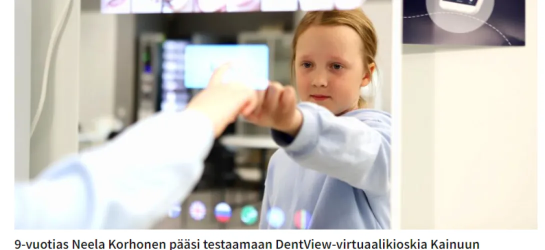 DentView -virtuaalikioskit Kainuun hyvinvointialueella (RRP, P4, I1)