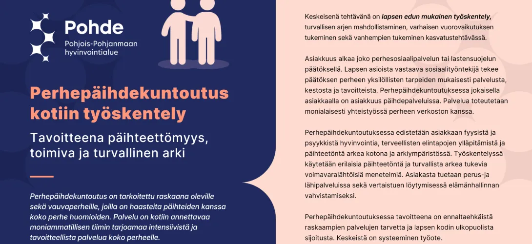 Perhepäihdekuntoutus kotiin vietävänä palveluna